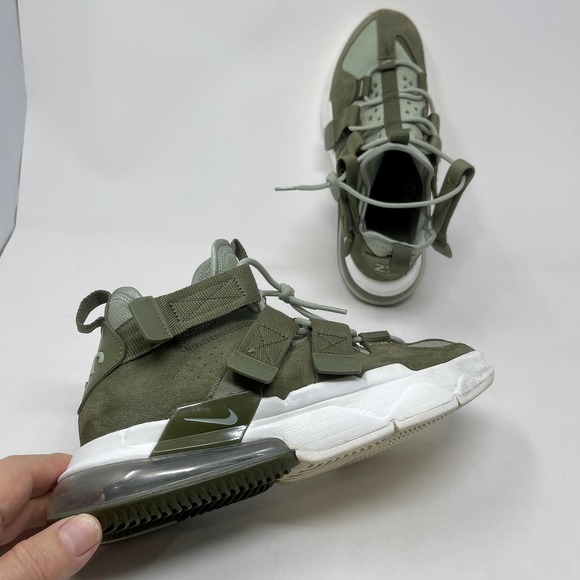 Nike Air Edge 270 Olive Mid Top Sneakers Mens 7 1/2 3434 L.5.7 - Picture 8 of 11